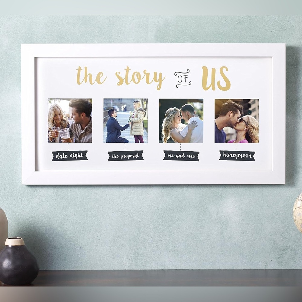 Wedding gift | Engagement, wedding, honeymoon photo frame | brand new
